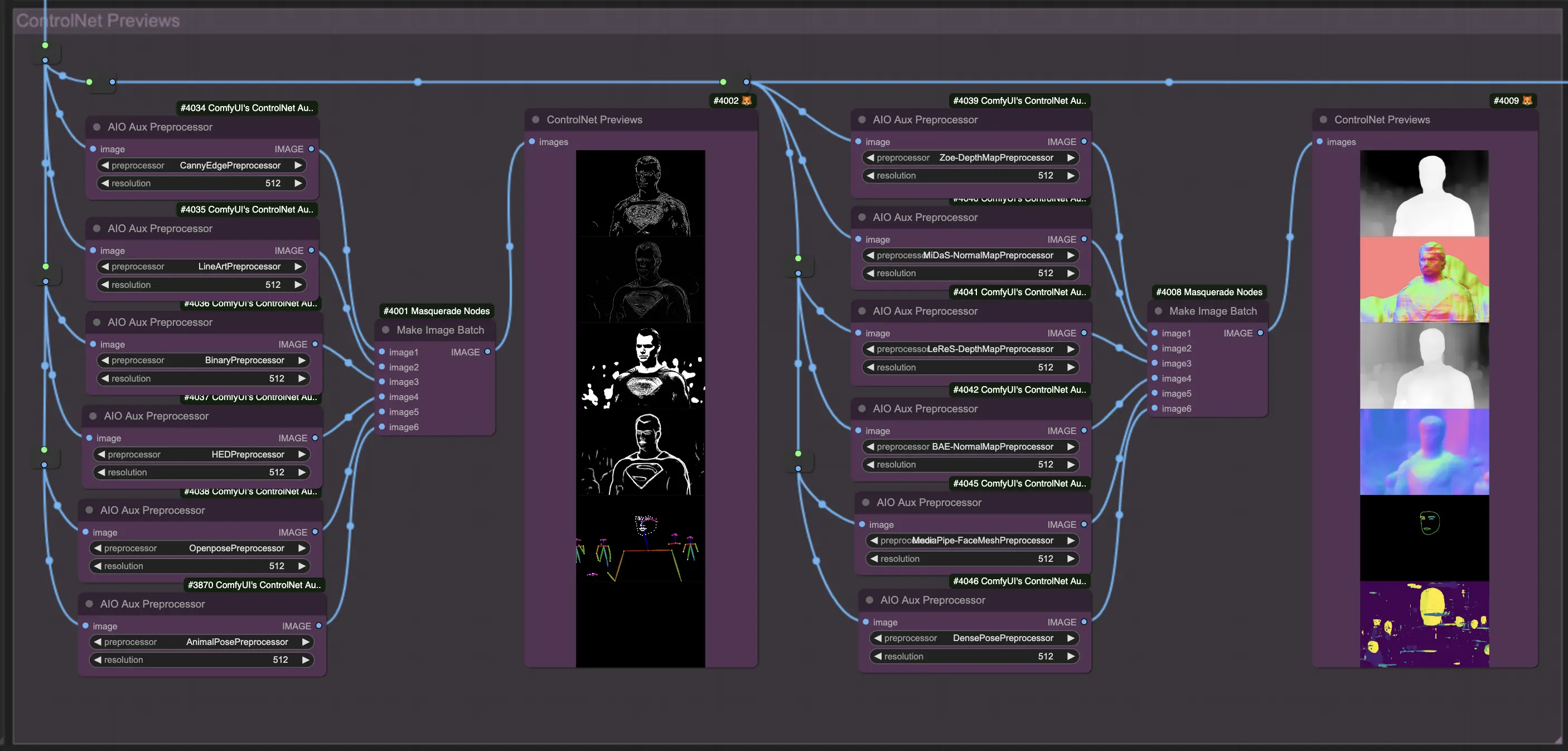 OCS 13.0 ControlNet Previews