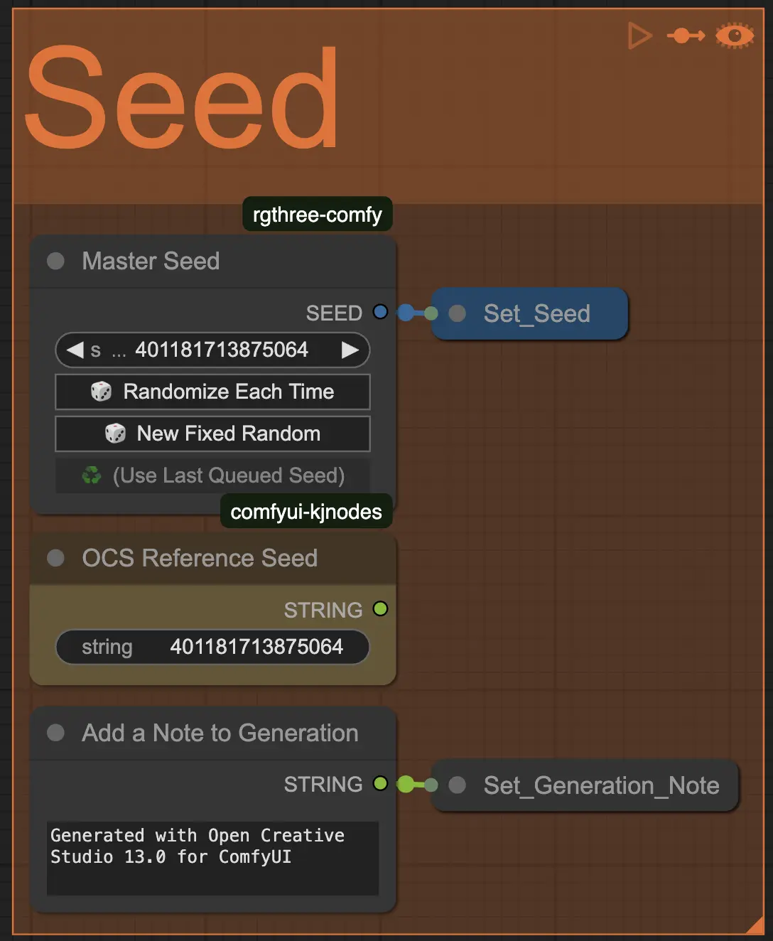 OCS 13.0 Master Seed