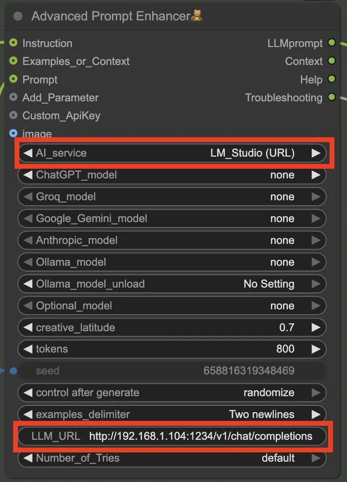 OCS 13.0 Prompt Enricher for T2I + LM Studio